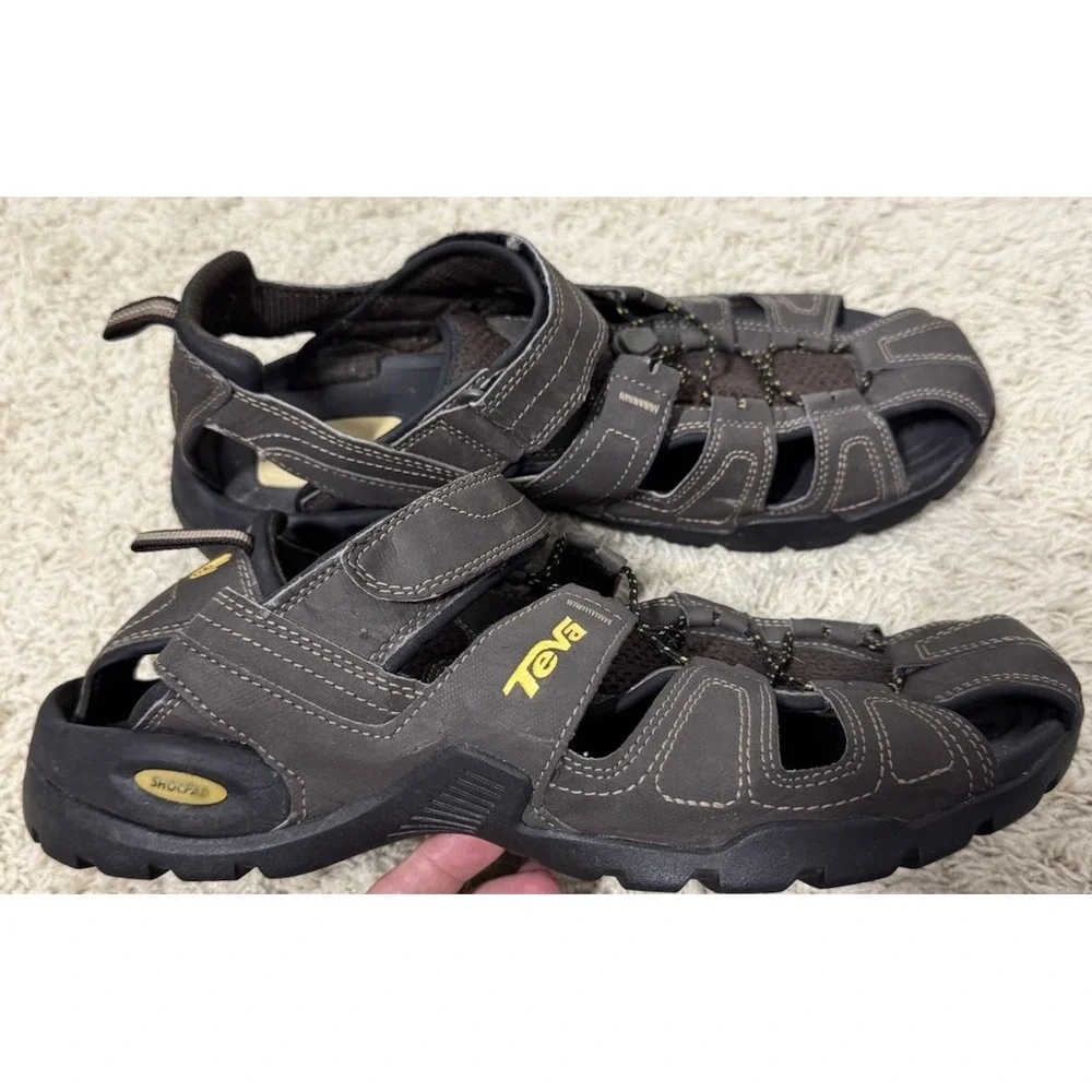 Teva Forebay  Men's Sandals Size‎ 11 Turkish Coffee Hiking Climb Outdoor 1001116